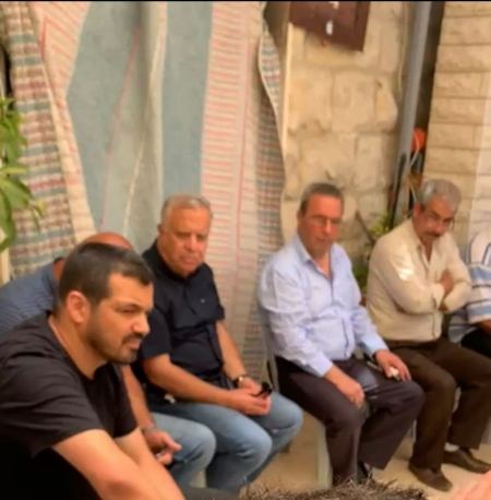 كايد ظاهر مستشار قائد سلطة الإطفاء بزيارة تعزية في بيت صفافا - القدس 